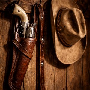 Hanging up the Gun and Hat
